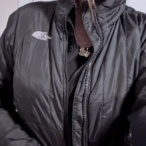 The North Face Black Jacket light weight very cozy fast shipping!